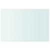 VidaXL Panneaux d'étagère 2 pcs Verre Transparent 30 x 15 cm
