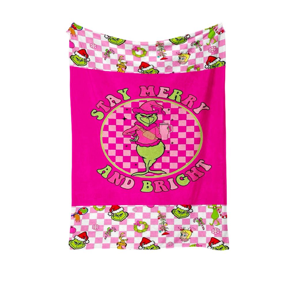 Flanellpledd Juleeksklusivt Personlig Pledd Digitaltrykk