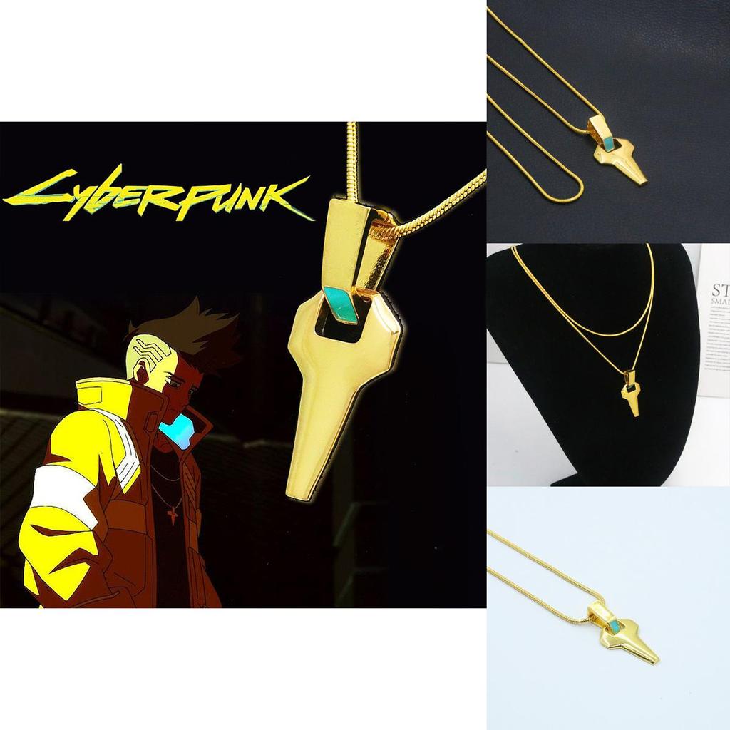 Trendy Cyberpunk Edge Runner Davia Styl Náhrdelník