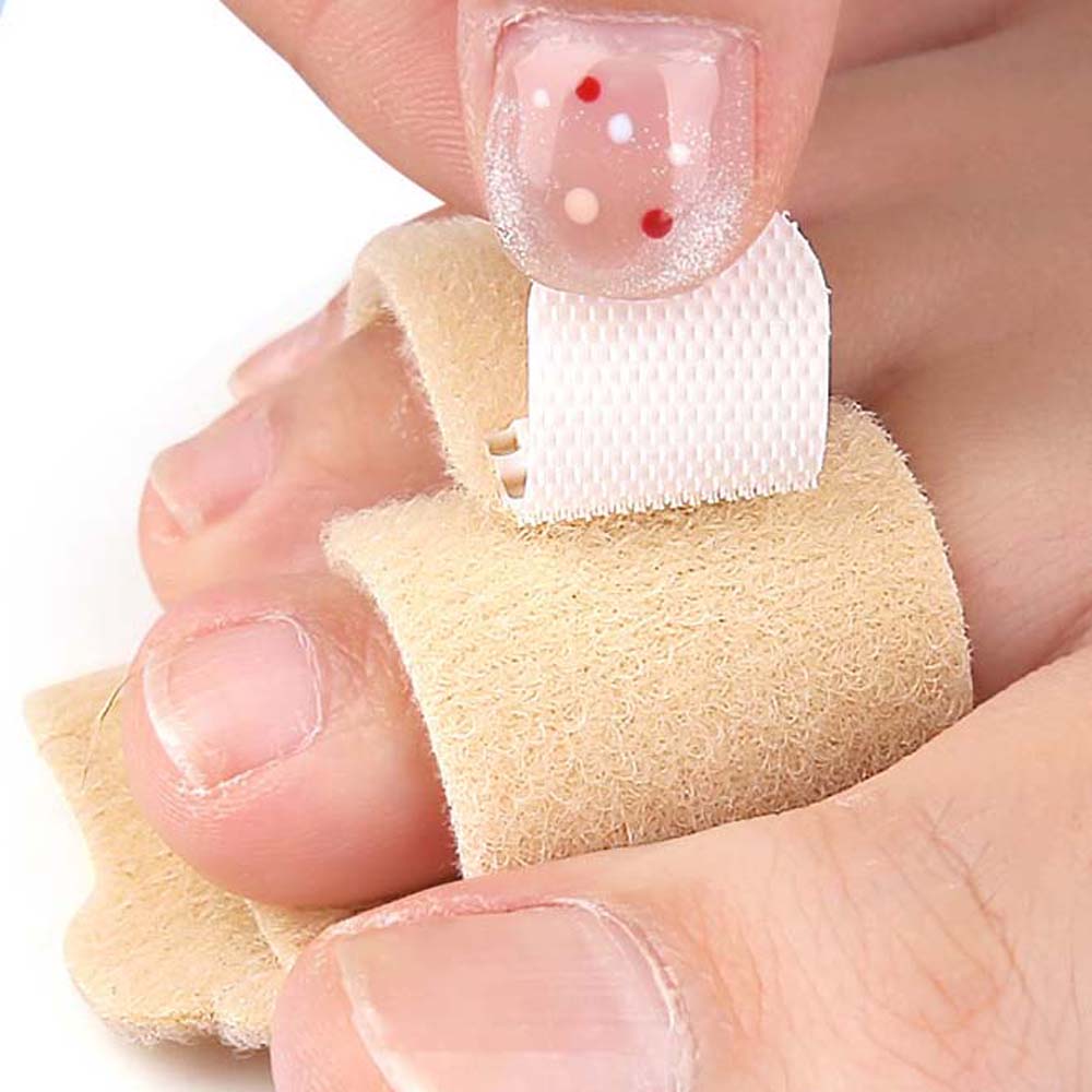 1pc Straightening Toe Splint Support Joint Stabilizer Toe Joint Support Toe Fix Strap Protector Thumb Injury Toe Care Tools