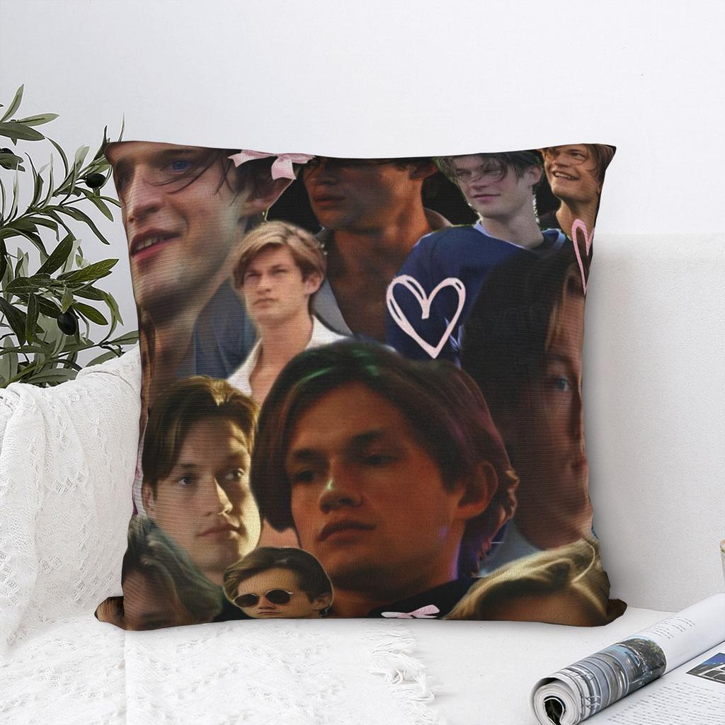 James Beaufort Pillow Cover  Cute Funny Pillow Case For Sofa Couch Bed Living Room Soft Pillowcases Gift Idea