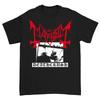 Black Metal Rock Dark Wind Red American Vintage Punk Street Men's T-Shirt Trend Heavy Loose Pure Cotton Couple Summer T-shirt