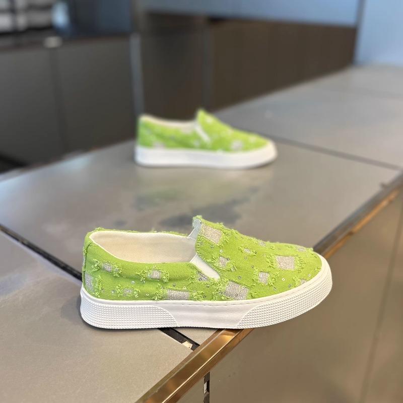 

Мужская обувь весенне-летняя тенденция мужская обувь модная универсальная мягкая подошва удобная мужская дышащая обувь на одной педали 44 зелёный