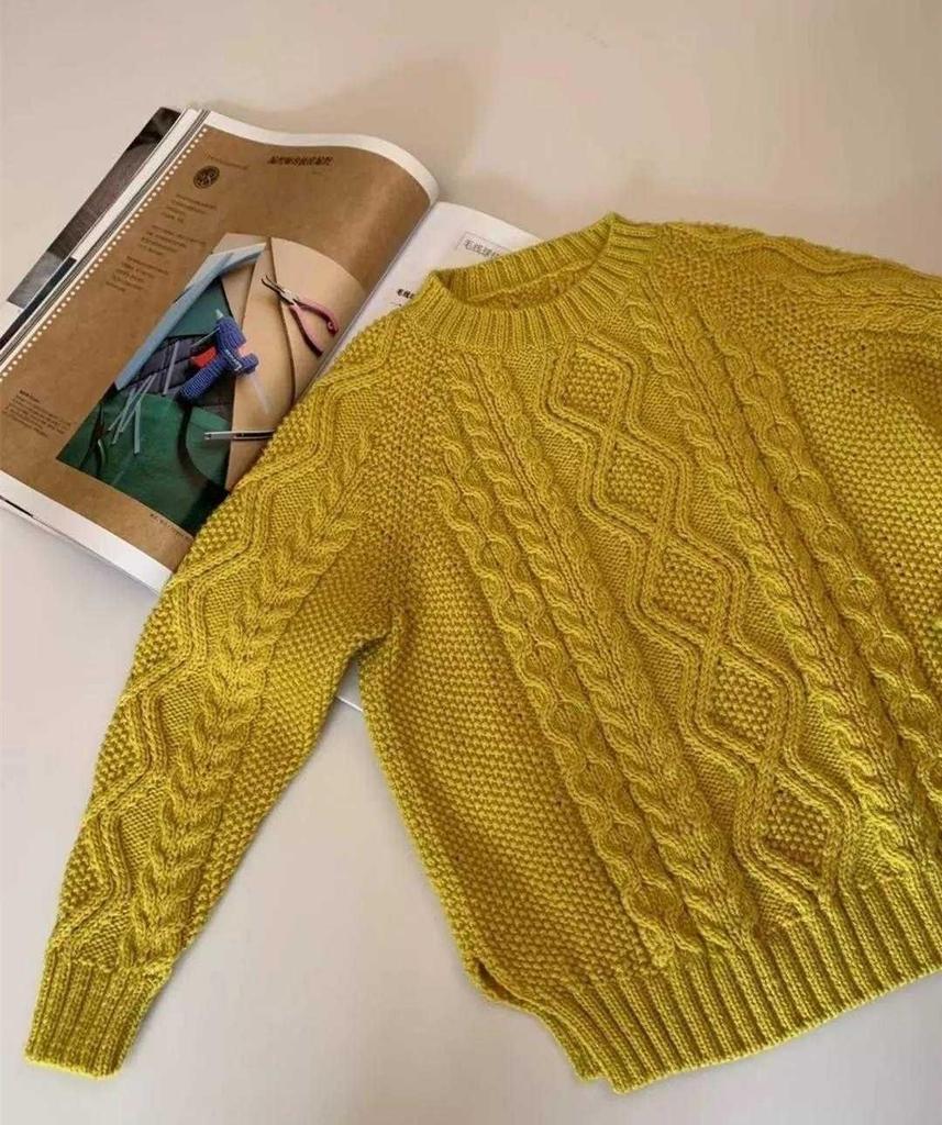 Alpaca Wool Yarn: Soft, Non-Itchy, Hand-Knitted, Medium-Thick for Sweaters