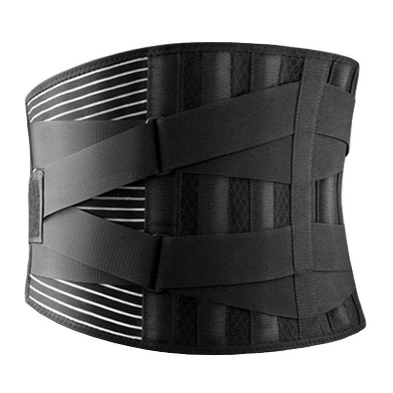 Unisex Adjustable Sports Lumbar Support Belt – Breathable Mesh Waist Protector for Fitness