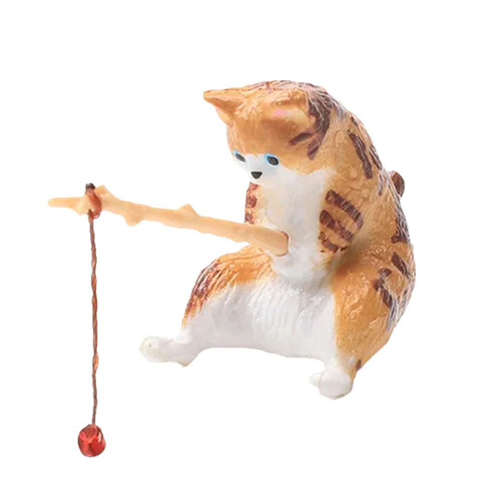 Fishing Car Interior Decoration Cute Resin Auto Center Console Outlet Desktop Car Air Ornaments Accessories A7h3