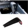 Car Center Control Gear Shift Knob Head Frame Cover Sticker Interior Trim Compatible with BMW E87 E90 E92 E93 1 3 Series Old Model Carbon Fiber Style