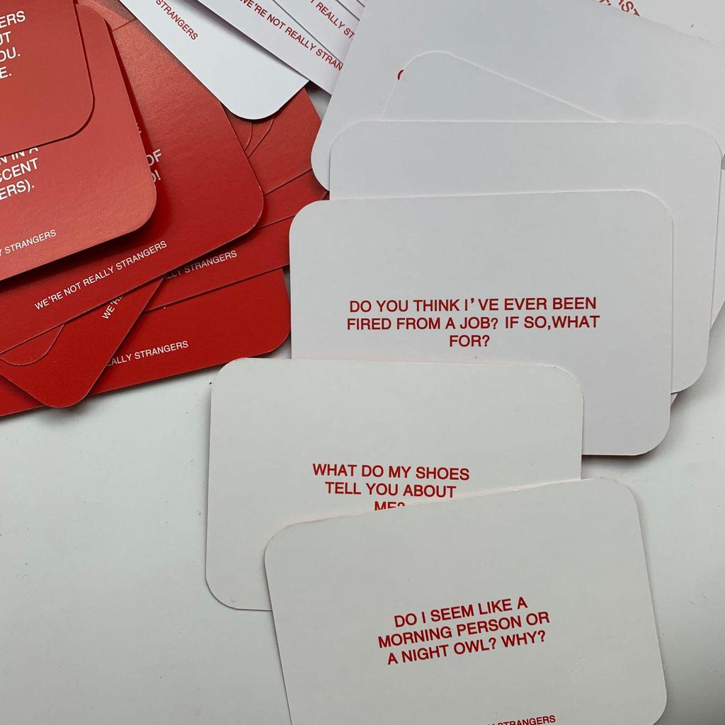 We'reNotReallyStrangers Party Game Cards