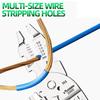 Multifunctional  Wire Cutter Tool Electrical Cable Stripper Plier Voltage Tester Scissors With Electricity Measurement Function