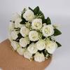 18 Heads Real Happy Flower Mini 10 Colors Natural Simulated Rose Photography Photo Gift Rose Flowers Decorative Home Decorative