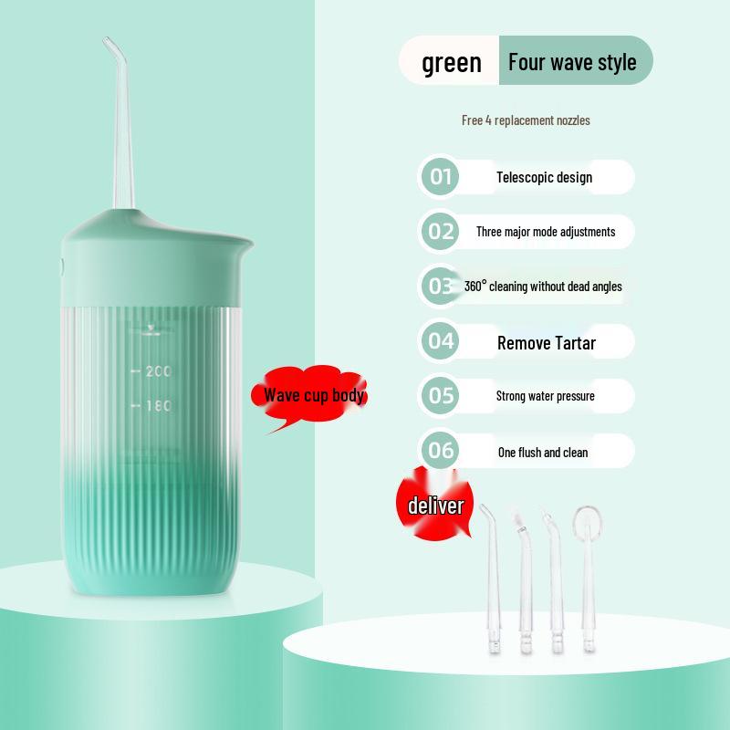 Portable Electric Water Flosser for Home & Orthodontic Use