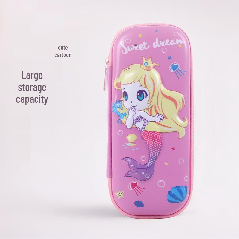 3D Cartoon Pencil Case - Cute, Large Capacity Stationery Bag for Kids, Boys & Girls