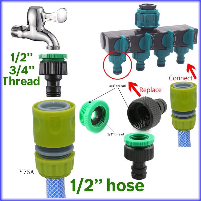 Хороший-10 шт. Шланг Садовый Кран Водяной Шланг Труба 1/2 дюйма Соединитель Быстроразъемный Адаптер Фитинг Ремонт Полив Для Теплицы