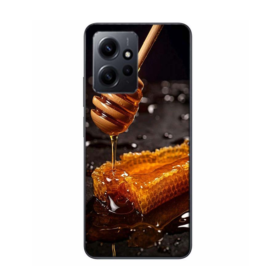 Golden Honey Dripping From Honeycomb Phone Case For Redmi Note 14 15 Pro 5G 13 12 Pro Plus 11 11T 11E 11S 10 Pro 10S 9 9S Cover