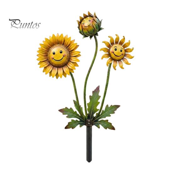 Einzigartiger Blumenbeet-Akzent Fleischfressende Pflanze Gartenstecker, Metall Venusfliegenfalle Hofkunst Skurrile Terrassen-Boden-Einlage Skulptur für Außenweg