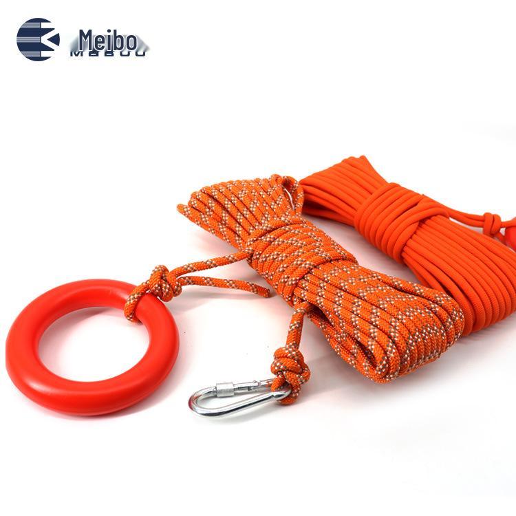 Reflective Water Rescue Rope with Bag: Floating Ring, Luminous Safety Line, Throwing Guide Rope