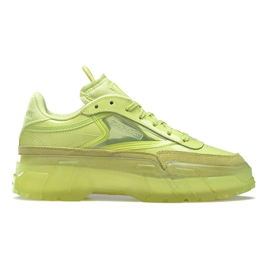 Reebok Women's Cardi B Club C High Vis Green Casual Shoes H01010