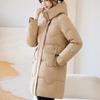 Fashion Winter Woman Long Parkas Hooded Loose Thick Warm Jackets Women's Coats