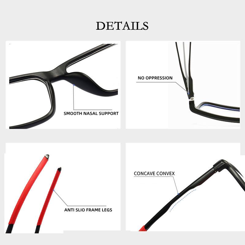 Sports Style UltraLight Reading Glasses Al-Mg Alloy Legs Frame For gentlemen's Anti Blue Light Photochromic Presbyopia Eyeglasses 0~+6