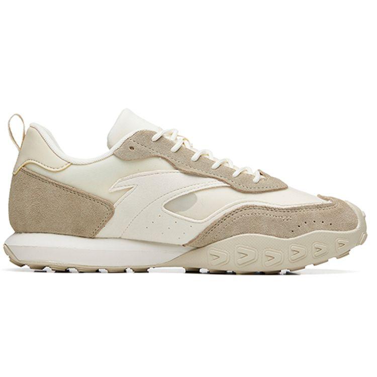 Anta Lifestyle Series Shock Absorbing Non-Slip Durable Low-Top Casual Shoes Men sneaker White Yellow 112238856-3