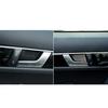 4X Carbon Fiber Door Handle Bowl Cover Trim For Mercedes-Benz W204 W212 2009-15