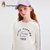 Hush Puppies Girls' Long Sleeve Round Neck T-shirt