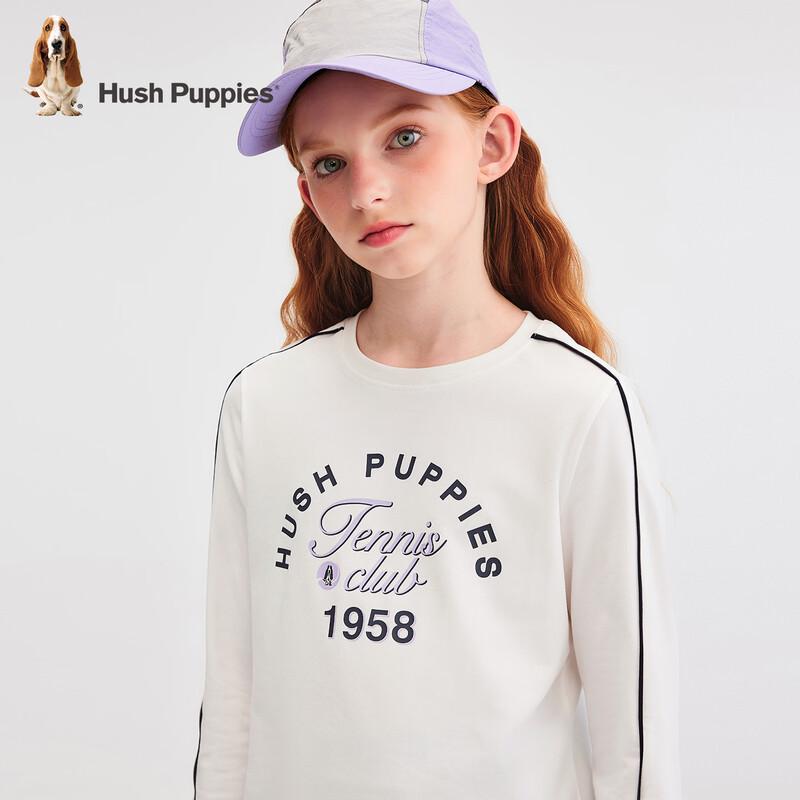 Hush Puppies Girls' Long Sleeve Round Neck T-shirt