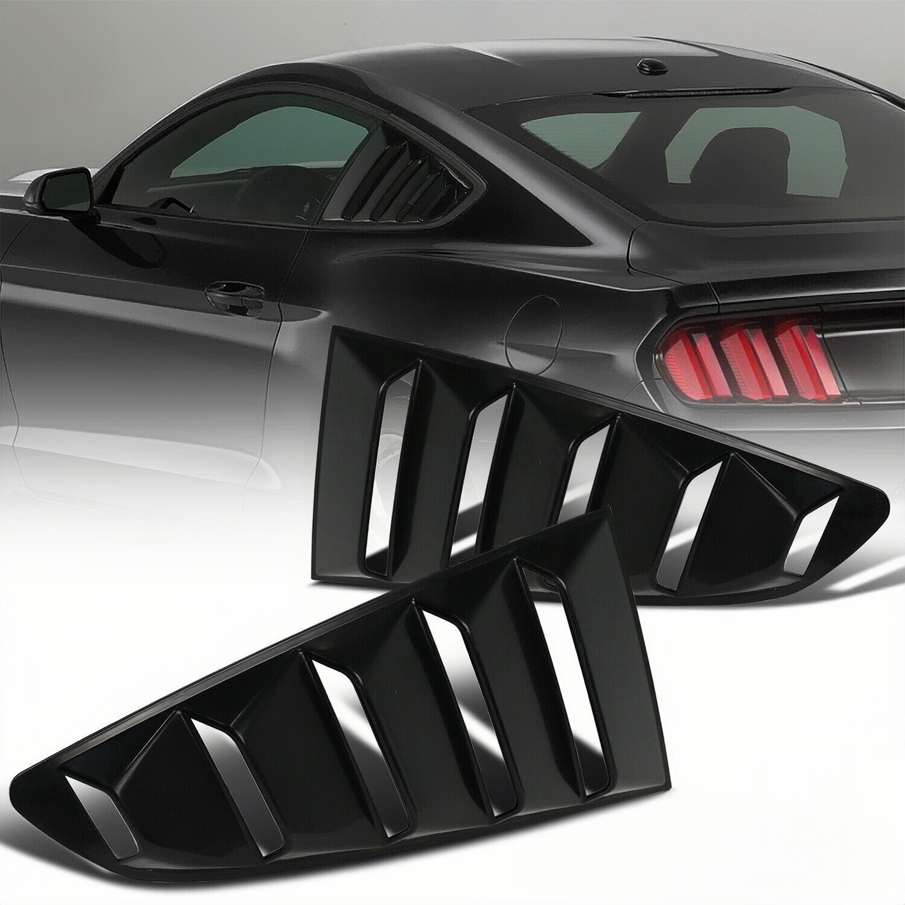 

Rear Quarter Window Louvers Side Air Vent Cover Windshield Fit For Ford Mustang 2015-2025 Car Accessories Modified Window Blinds