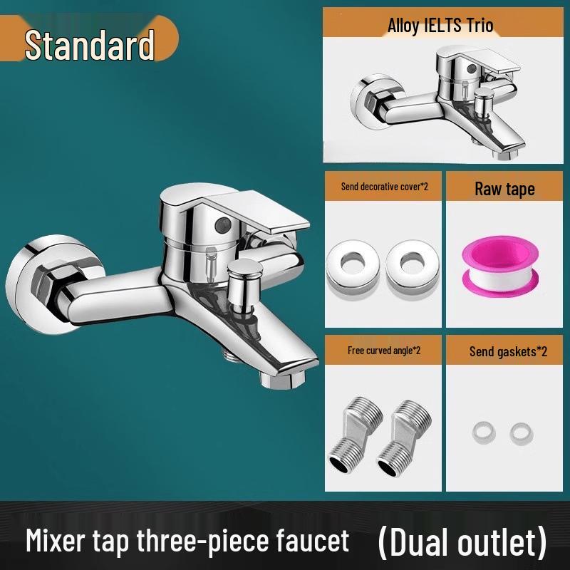 Wolf s Kiss Bathtub & Shower Mixer Faucet Set Standard