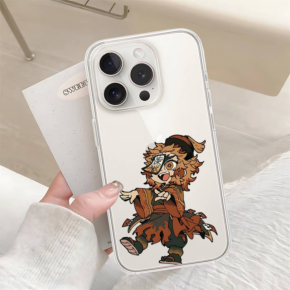 Coque de téléphone K-Kyou-jurous R-Ren-gokus Pour Iphone17 16 15 11 13 14 Pro Max 7 8 Plus X Xr Xs Max Se2020 12mini Transparent Cov