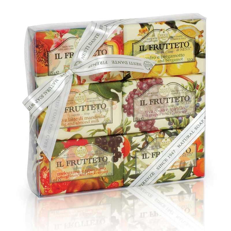 

Мыло Nestidante Il Frutetto 150г, набор из 6 предметов