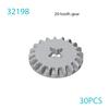 DIY Building Blocks MOC Technical Gear Axle Bricks Parts Worm Rack Conector Train Car Crane Model Assembles Christmas Gifts