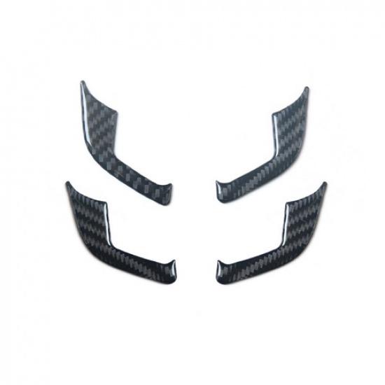 4Pcs Carbon Fiber Interior Door Handle Cover Trim For Chevrolet Sonic 2012-2016