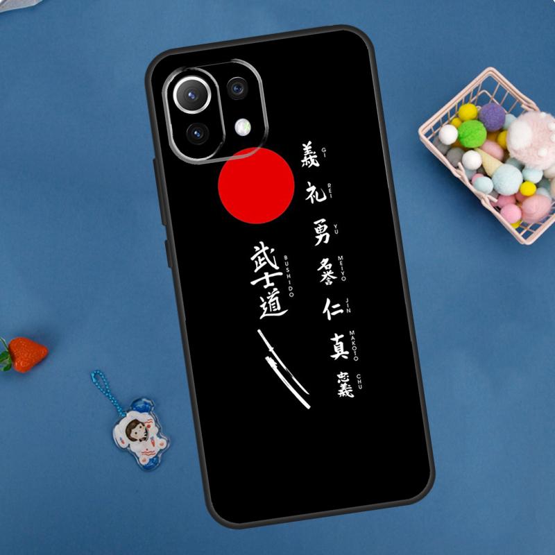 Japanese Bushido Samurai Case For Xiaomi 14 13 15 Ultra 11T 12T 13T 14T Pro POCO X7 Pro X3 X5 F5 F6 M6 X6 Pro Cover