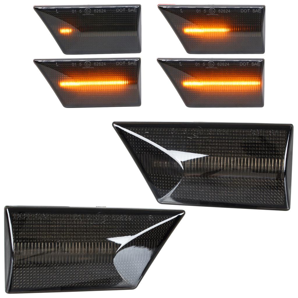Opel Signum 03-08 LED side indicator SMOKED DYNAMIC 2 pcs. SET