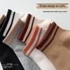 Women's Short Socks - Korean & Japanese Style, Sweat-Absorbing, Non-Slip, Solid Color, Spring/Autumn, Internet Trend