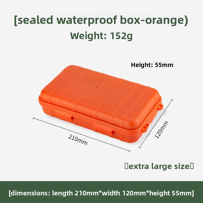 EDC Tool Outdoor Survival Kit Box, Shockproof and Waterproof Box, Sealed Box, Outdoor Survival Storage Box, Extra Large Size