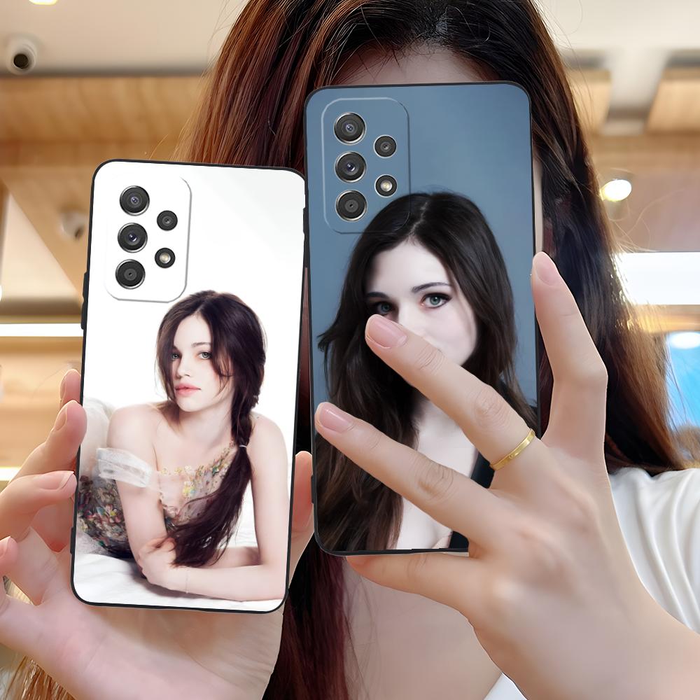 India Eisley Mobile Phone Case for Samsung Galaxy M55 54 42 35 34 33 32 23 22 15 14 13 12 F55 5G Colorful Cover Cover Cellphones