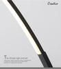 Minimalist Curved LED Floor Lamp for Living Room Art Showrooms