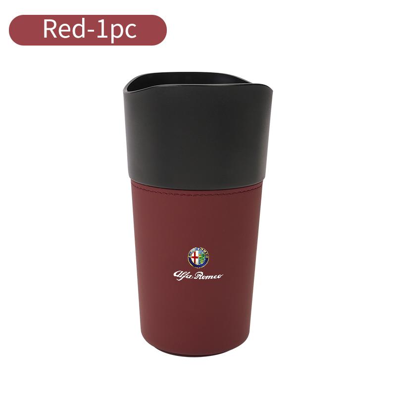 Car Garbage Storage Box Umbrella Organizer Bucket Cup Holder For Alfa Romeo 159 Giulietta 156 147 Giulia Mito GT Stelvio Spider