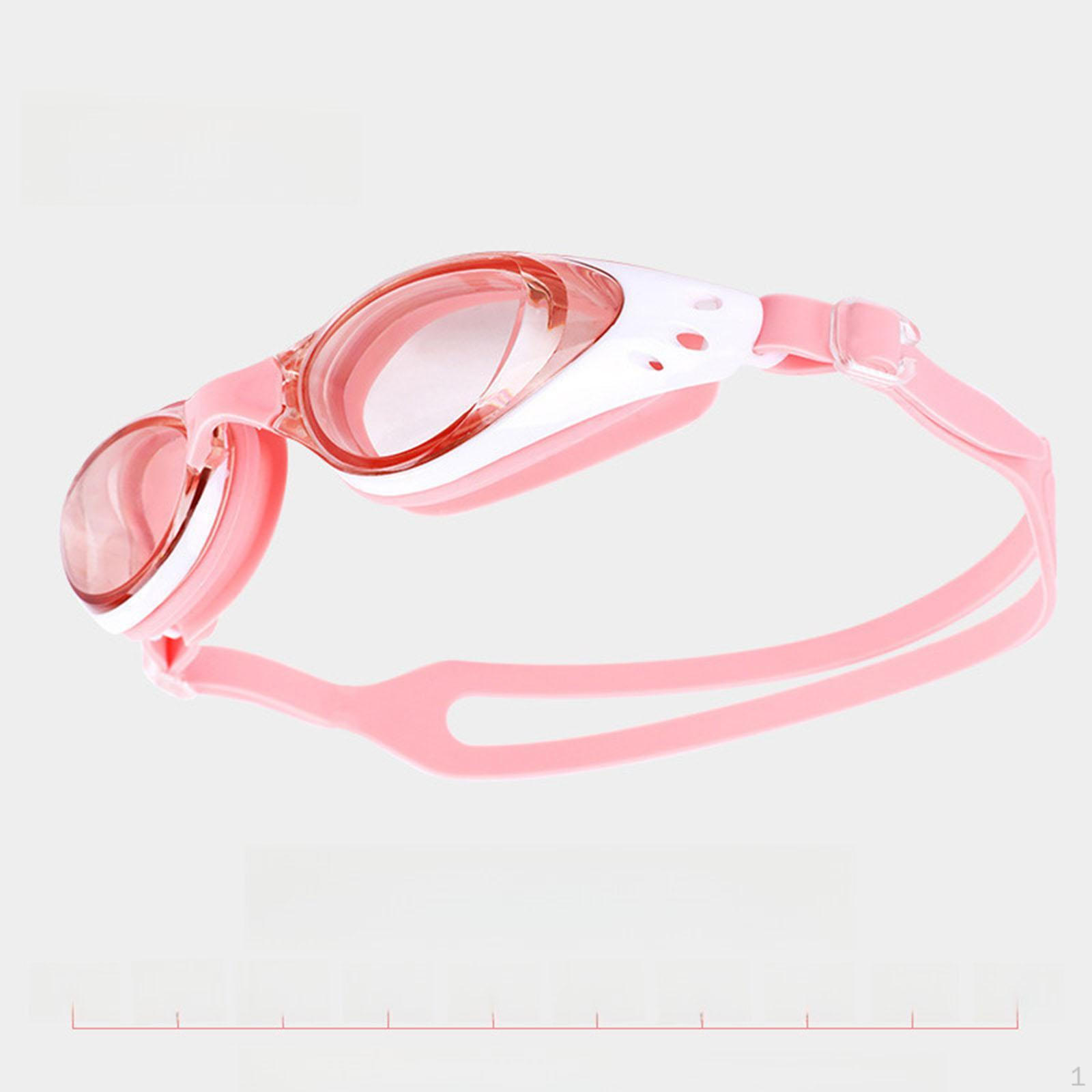 

Nearsighted Swim Goggles - 2.5 Adjustable Strap Lightweight Swimming Glasses