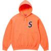 Supreme S Logo Hooded Sweatshirt Bright Orange