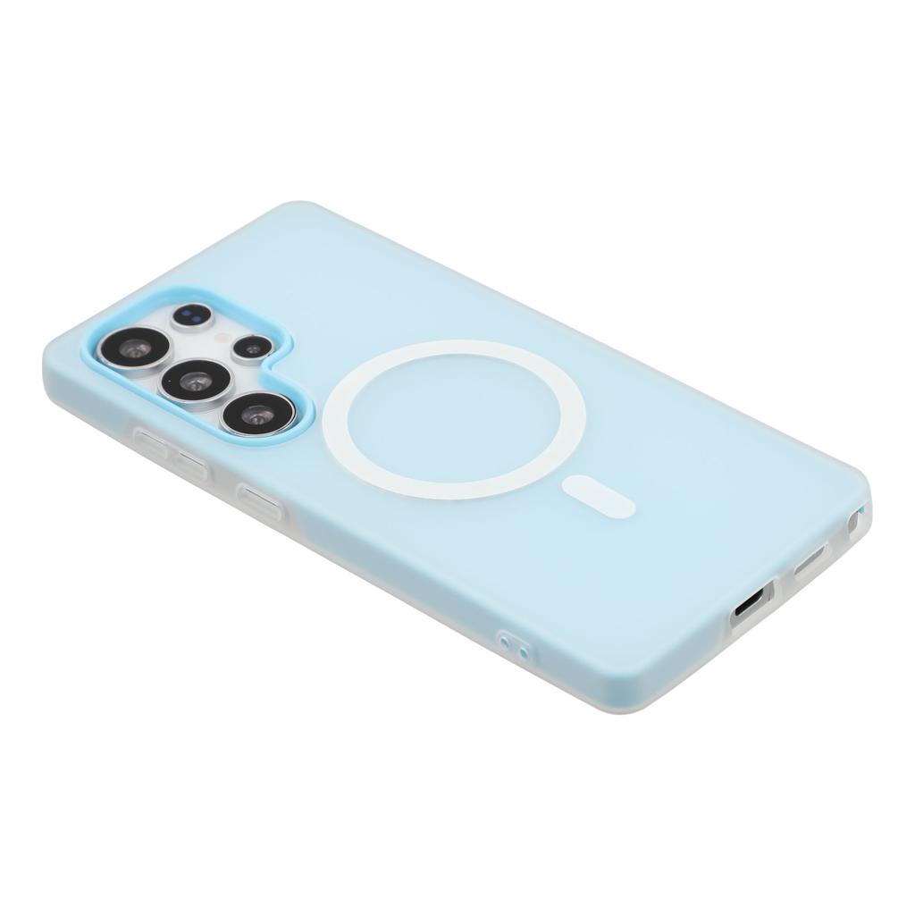 For Samsung Galaxy S24 Ultra Magnetic Case PC + TPU Frosted Phone Cover
