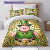 MandalaDragonball Pattern Bedding Quilt Set Quilt Cover Pillowcase Home Decoration Birthday Gift (1 * duvet cover + 2 * pillowcase, without core)