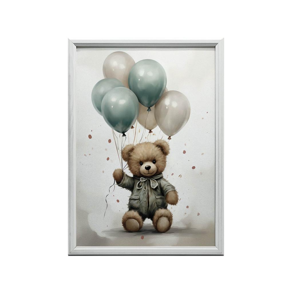 Teddy Bear Balloon World Teddy Bear Balloon World, 30X40 Cm, Frameless, Matte Paper 230 Gsm