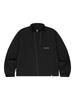 Jamie West Nylon Detachable Double-Zip Windbreaker (Black)