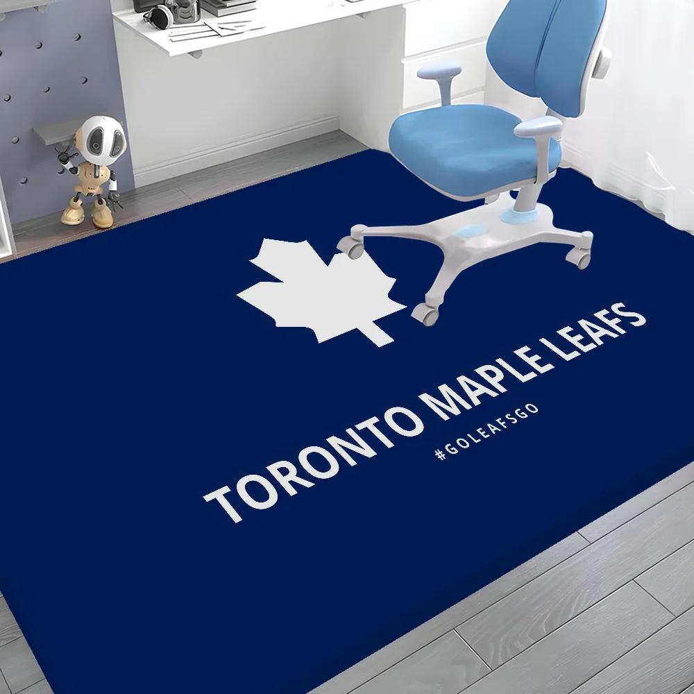 T-Toronto Maple Leafs Zimmerteppiche Retro Multiple Choice Wohnzimmer Küche Teppich Rutschfester Willkommens-Teppich