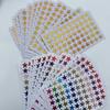 Golden & Rainbow Star Stickers, 300/600/1200pcs, Metallic Shine and Iridescent End, Self-Adhesive Decorative Labels for Scrapbooking, Journals,