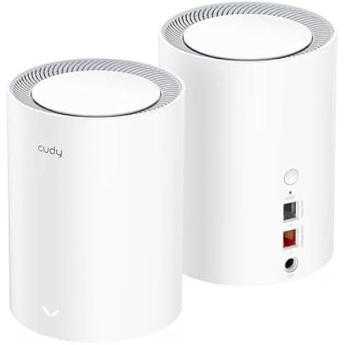 Système De Maillage Wi-Fi 6 - CUDY - AX3000 - 2,5G WAN - Couvre 4800 Pieds² - Connecte 200 Appareils