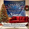 Custom Name Personalized Chelsea Football Club Print Tapestry, Wall Art Decor, Bedroom, Dorm, Apartment, LivingRoom, Party Backdrop, Gift for Birthday